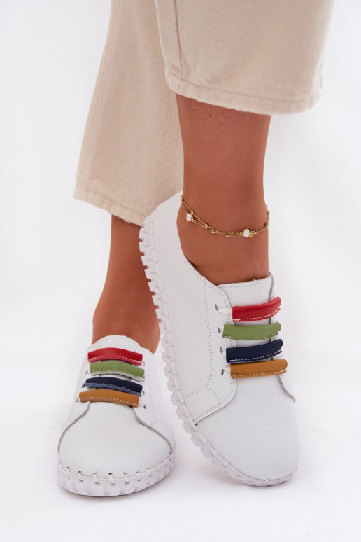 Pelle scarpe Femminile Vinceza 95376 Colore bianco