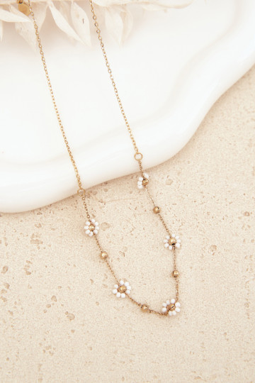 Senza collo Con fiori Stal NierdzeAna colore dorato