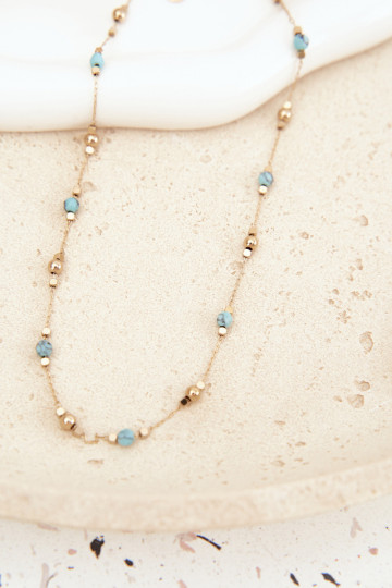 Collana da donnaTurkuGufimi colore coralloikami colore dorato 2
