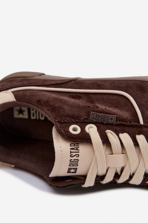 Scarpe modello sneakers per uomo Big Star TT174092 CzekoladoAe