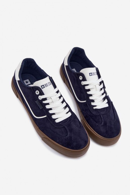 Scarpe modello sneakers per uomo Big Star TT174091 blu scuro