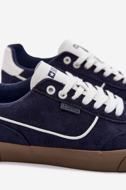 Scarpe modello sneakers per uomo Big Star TT174091 blu scuro