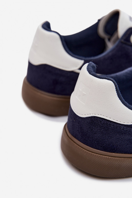 Scarpe modello sneakers per uomo Big Star TT174091 blu scuro