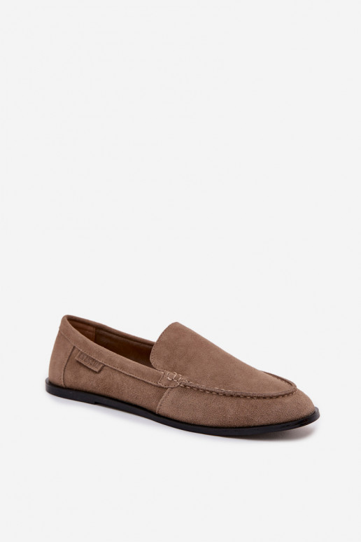 mocassini da donnaAbilitatoturalnego dalla pelle scamosciatau Big Star TT274207 beige