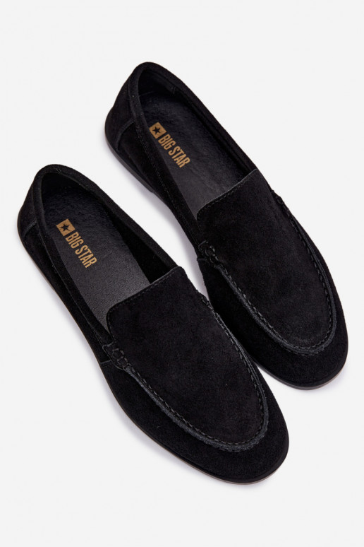 mocassini da donnaAbilitatoturalnego dalla pelle scamosciatau Big Star TT274209 colore nero