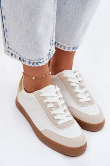 Sneakers da donna in ecopelle Big Star TT274310 bianche