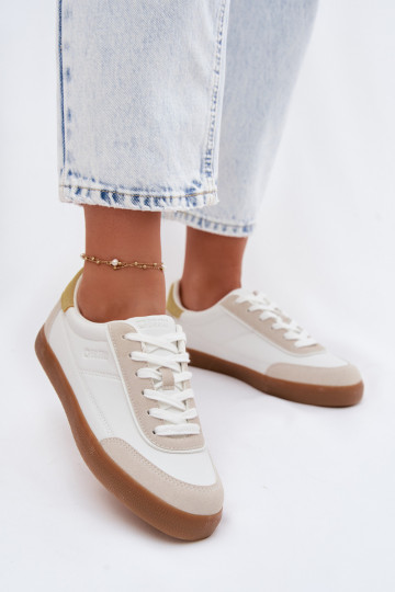 Sneakers da donna in ecopelle Big Star TT274310 bianche 2