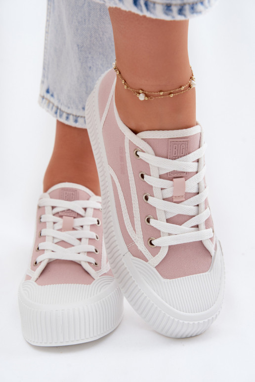 Scarpe per il tempo libero con una piattaforma Big Star TT274270 colore rosa