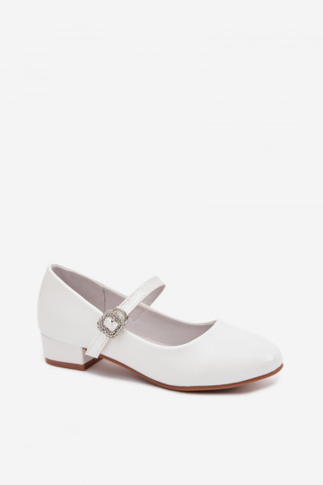 ballerine Infantilecon lucentezzaoAym Strisceem Vinceza 13291 Colore bianco