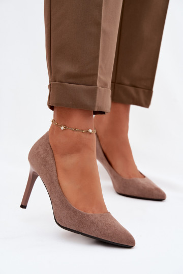 Scarpe in camoscio artificiale Sergio Leone 1339 color marrone 2