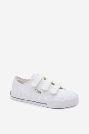 Scarpe da bambino per il tempo libero con chiusura adesiva Big Star TT374169 color bianco