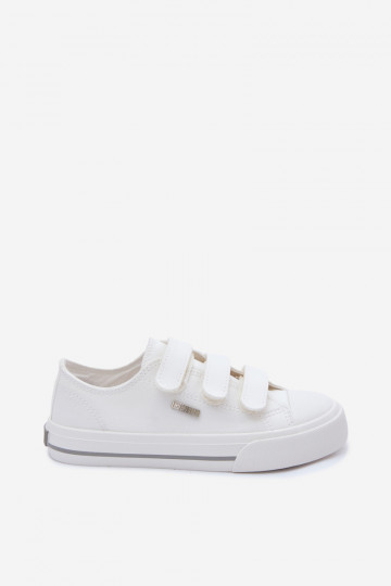 Scarpe da bambino per il tempo libero con chiusura adesiva Big Star TT374169 color bianco 2