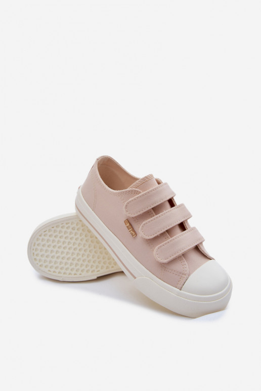 scarpe casual Infantile con chiusure adesive Big Star TT374174 beige