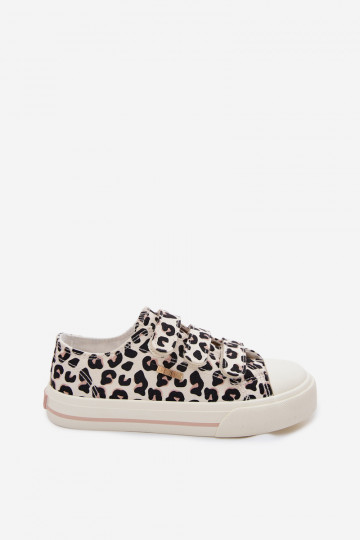 Scarpe da bambino per il tempo libero con chiusura adesiva Big Star TT374171 a fantasia leopardo 2
