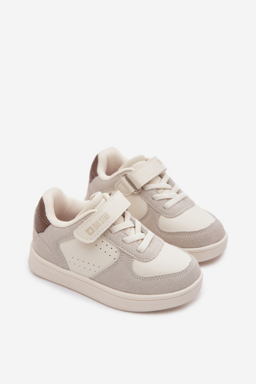 Scarpe modello sneakers Infantile Big Star TT374018 beige