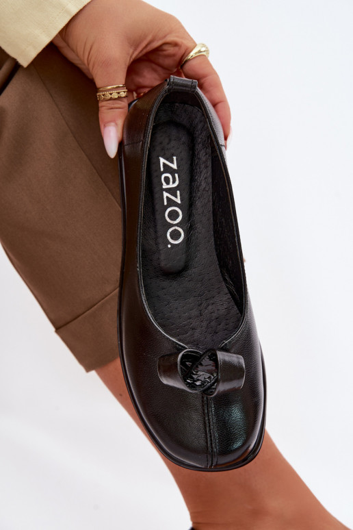Pelle scarpe Femminile Zazoo 379 colore nero