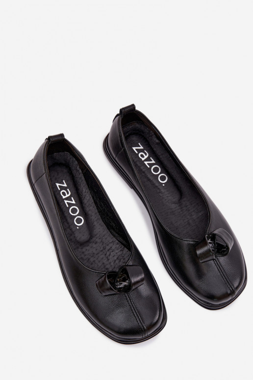 Pelle scarpe Femminile Zazoo 379 colore nero