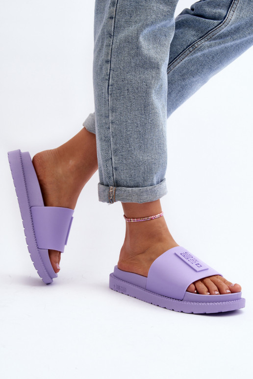 Pantofole da donna Big Star LL274426 Colore viola