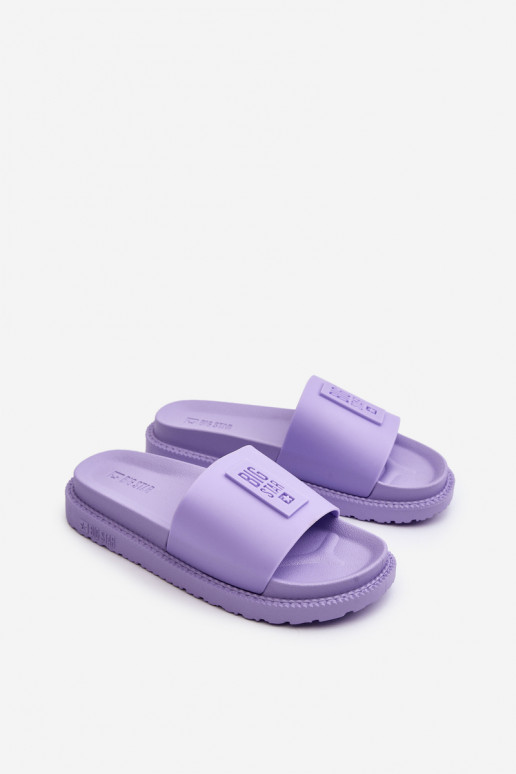 Pantofole da donna Big Star LL274426 Colore viola