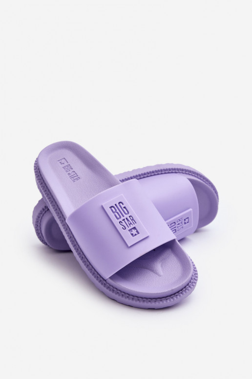 Pantofole da donna Big Star LL274426 Colore viola