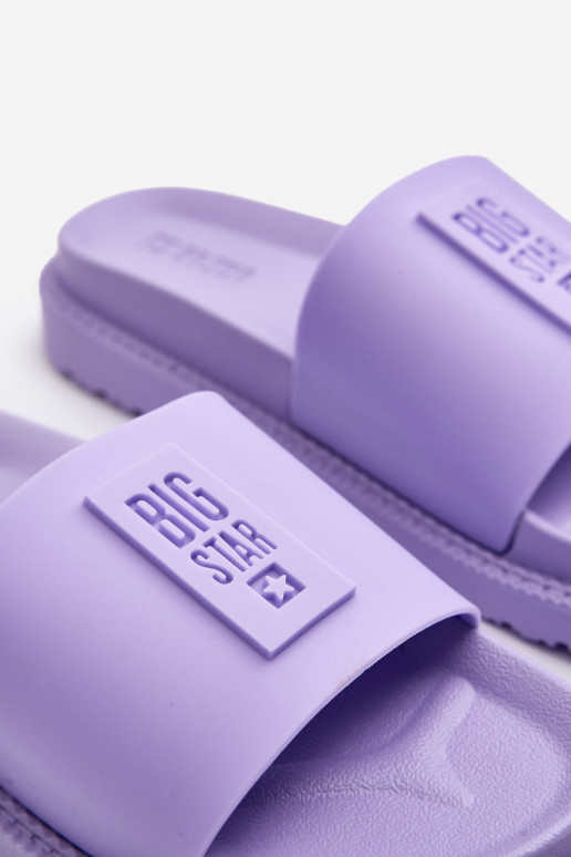 Pantofole da donna Big Star LL274426 Colore viola