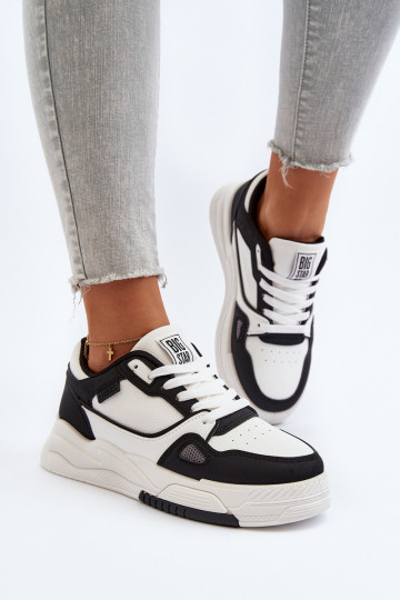 Femminile Scarpe modello sneakers Big Star NN274669 Bianco-colore nero
