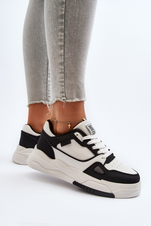 Femminile Scarpe modello sneakers Big Star NN274669 Bianco-colore nero