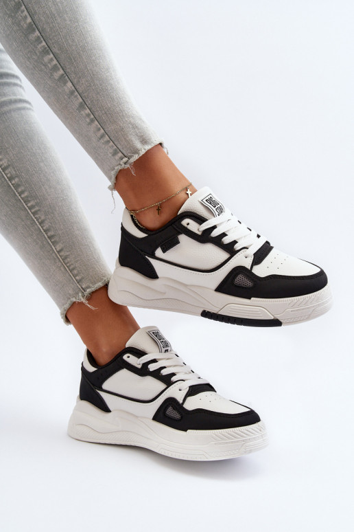 Femminile Scarpe modello sneakers Big Star NN274669 Bianco-colore nero