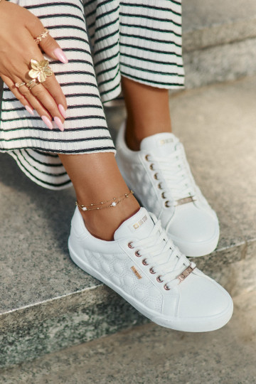 Scarpe per il tempo libero in ecopelle Big Star RR274322 Colore bianco