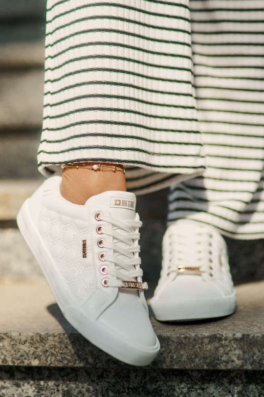 Scarpe per il tempo libero in ecopelle Big Star RR274322 Colore bianco