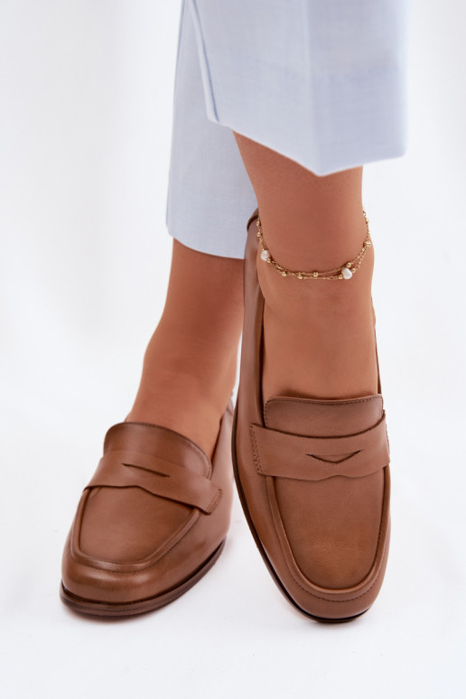 MocassiniAbilitatoturalnej Skóry Vinceza 18121 colore marrone