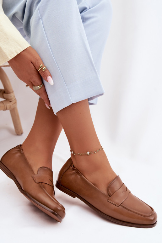 MocassiniAbilitatoturalnej Skóry Vinceza 18121 colore marrone