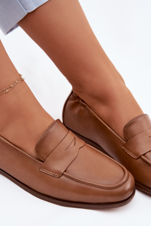 MocassiniAbilitatoturalnej Skóry Vinceza 18121 colore marrone