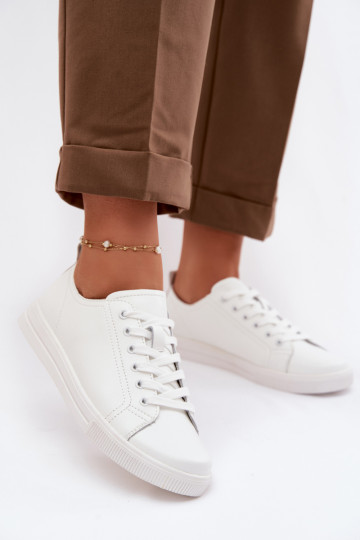 Pelle Scarpe per il tempo libero Vinceza 79536 Colore bianco 2