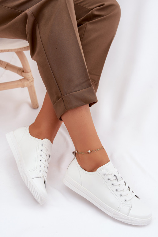 Pelle Scarpe per il tempo libero Vinceza 79536 Colore bianco