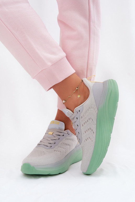 scarpe da ginnastica Femminile Big Star TT274048 colore grigio