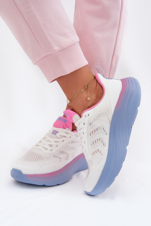 scarpe da ginnastica Femminile Big Star TT274046 Colore bianco