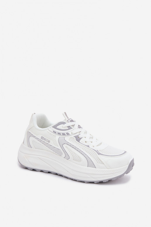 scarpe da ginnastica Scarpe modello sneakers Femminile Big Star TT274325 HI-POLY SYSTEM Colore bianco