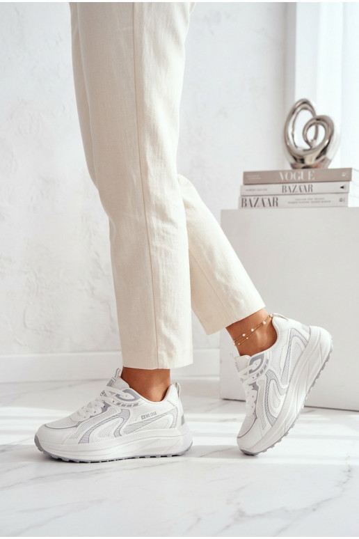 scarpe da ginnastica Scarpe modello sneakers Femminile Big Star TT274325 HI-POLY SYSTEM Colore bianco