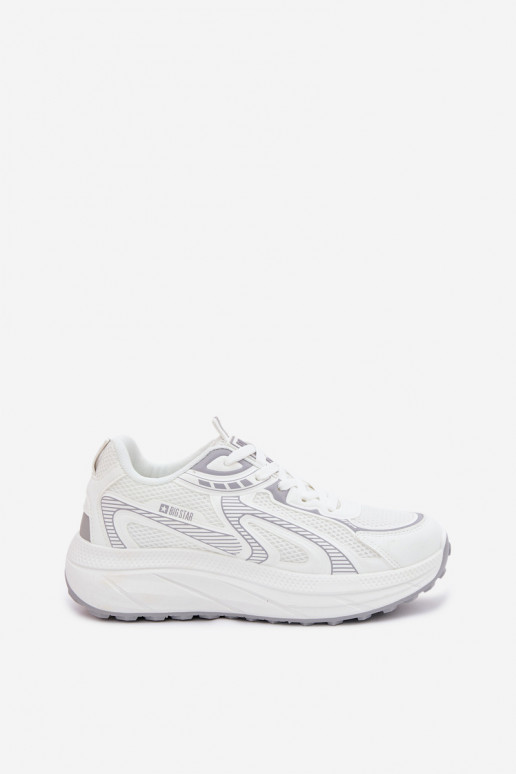 scarpe da ginnastica Scarpe modello sneakers Femminile Big Star TT274325 HI-POLY SYSTEM Colore bianco