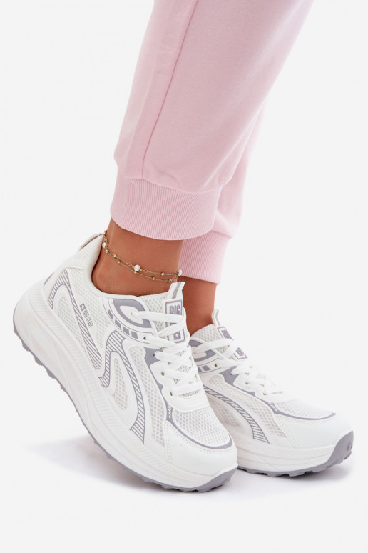 scarpe da ginnastica Scarpe modello sneakers Femminile Big Star TT274325 HI-POLY SYSTEM Colore bianco