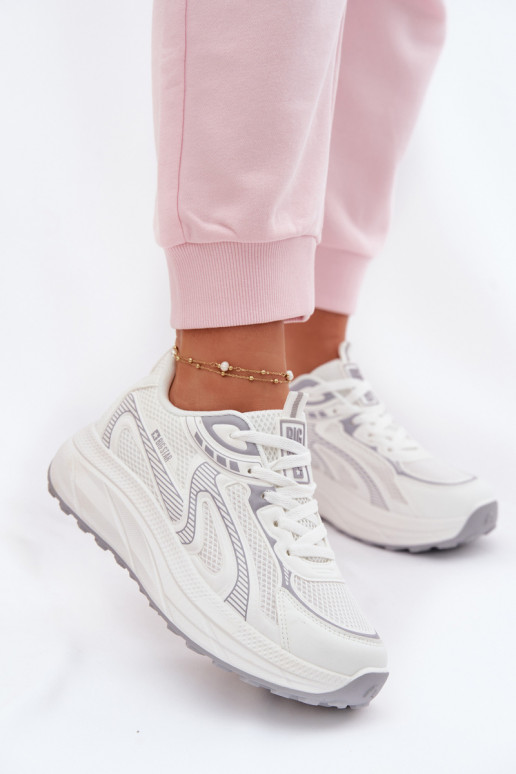 scarpe da ginnastica Scarpe modello sneakers Femminile Big Star TT274325 HI-POLY SYSTEM Colore bianco