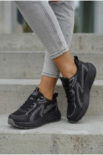 Scarpe sportive da donna Big Star TT274327 HI-POLY SYSTEM nere 2