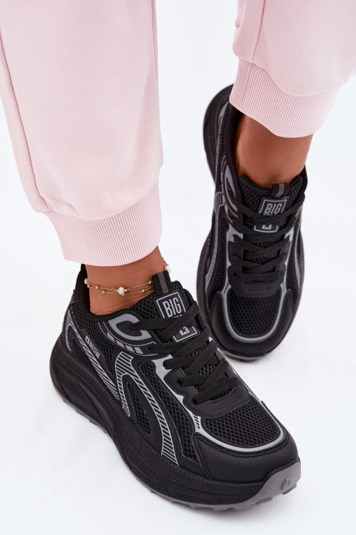 scarpe da ginnastica Scarpe modello sneakers Femminile Big Star TT274327 HI-POLY SYSTEM colore nero