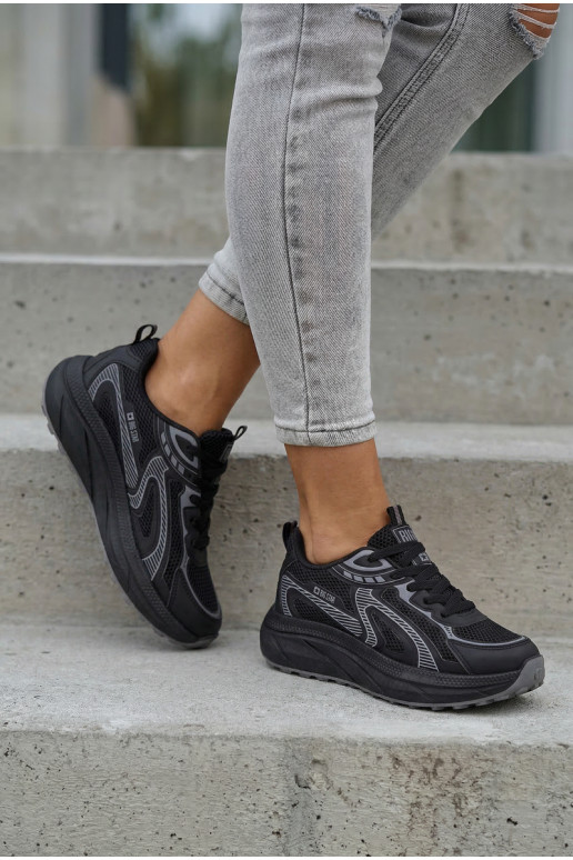 scarpe da ginnastica Scarpe modello sneakers Femminile Big Star TT274327 HI-POLY SYSTEM colore nero