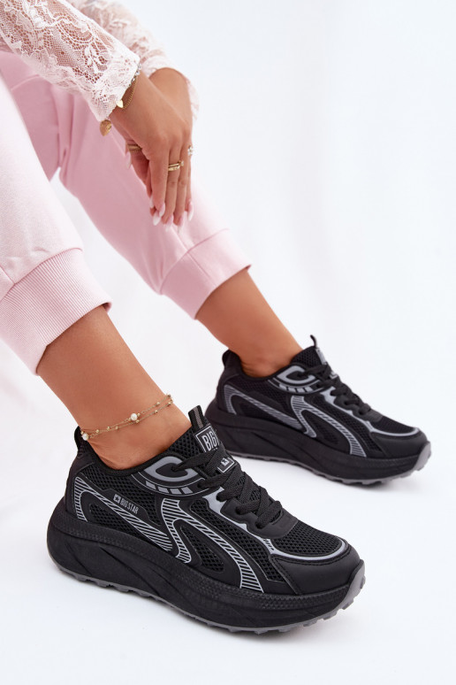 scarpe da ginnastica Scarpe modello sneakers Femminile Big Star TT274327 HI-POLY SYSTEM colore nero