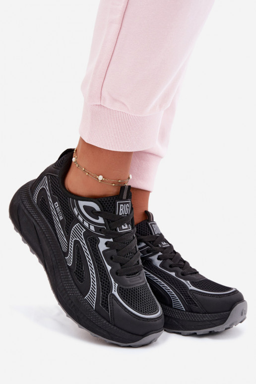 scarpe da ginnastica Scarpe modello sneakers Femminile Big Star TT274327 HI-POLY SYSTEM colore nero