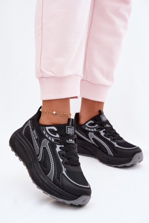 scarpe da ginnastica Scarpe modello sneakers Femminile Big Star TT274327 HI-POLY SYSTEM colore nero