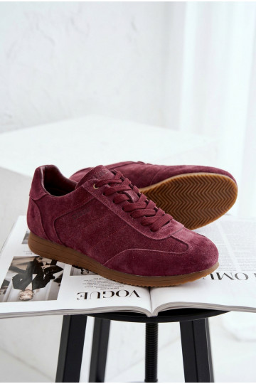 Scarpe sportive in suede Big Star TT274227 color bordeaux
