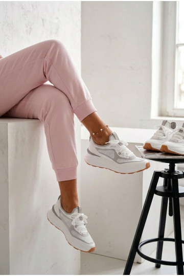 Scarpe sportive da donna Big Star TT274570 HI-POLY SYSTEM bianche